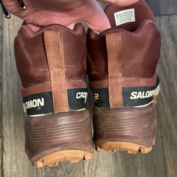 Salomon Cross Hike 2 Brown Lace-Up Boots - Picture 7 of 11